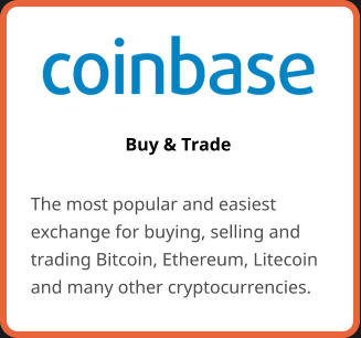 Buy & Trade The most popular and easiest exchange for buying, selling and trading Bitcoin, Ethereum, Litecoin and many other cryptocurrencies.